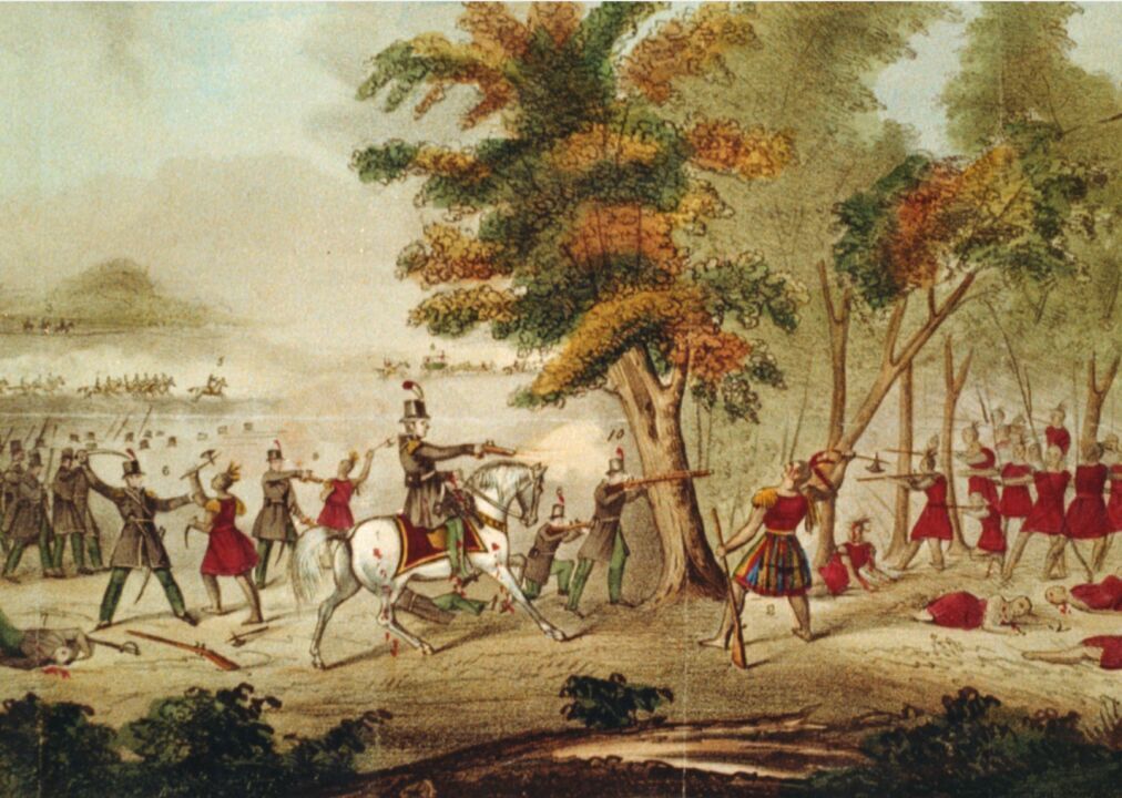 1813: Tecumseh killed in the fog in the Battle of the Thames